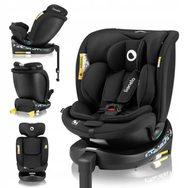 Lionelo Navy i-Size Κάθισμα Αυτοκινήτου 40-150 cm Black Onyx