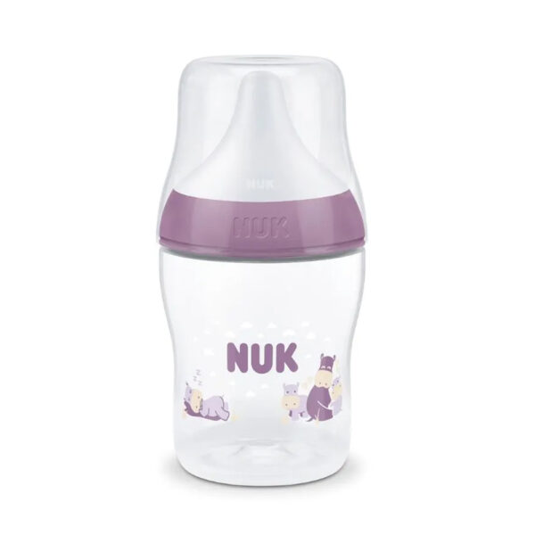 Nuk Μπιμπερό Πλαστικό Perfect Match 150ml Hippo 0m+