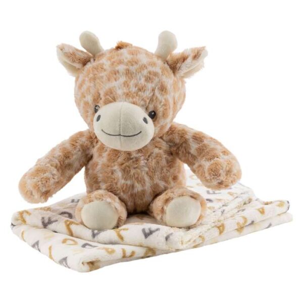 FreeOn Κουβέρτα Fleece με Παιχνίδι 75/90εκ. Hoppy The Giraffe