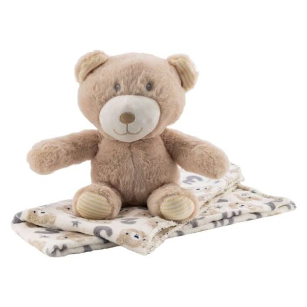 FreeOn Κουβέρτα Fleece με Παιχνίδι 75/90εκ. Bear Olie