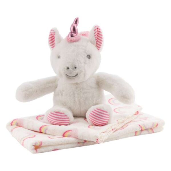 FreeOn Κουβέρτα Fleece με Παιχνίδι 75/90εκ. Unicorn Eli