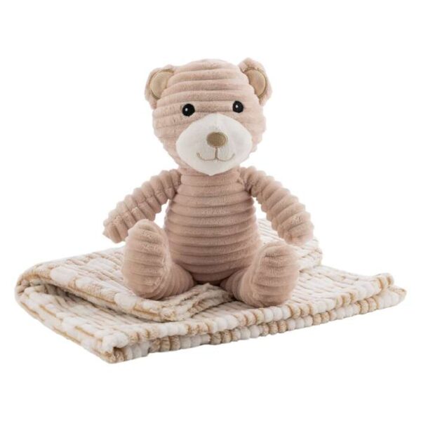 FreeOn Κουβέρτα Fleece με Παιχνίδι 75/90εκ. Lumi The Bear